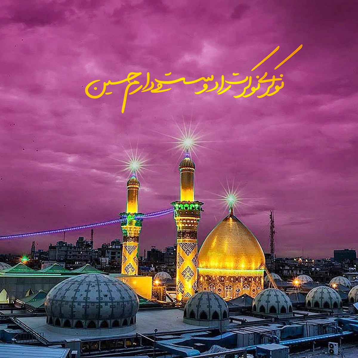 نوکری نوکرت را دوست می دارم حسین (ع)